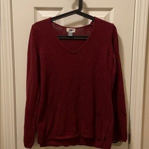 Old navy burgundy long sleeve